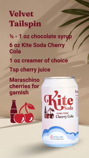 Kite Soda Dirty Soda Velvet Tailspin Recipe