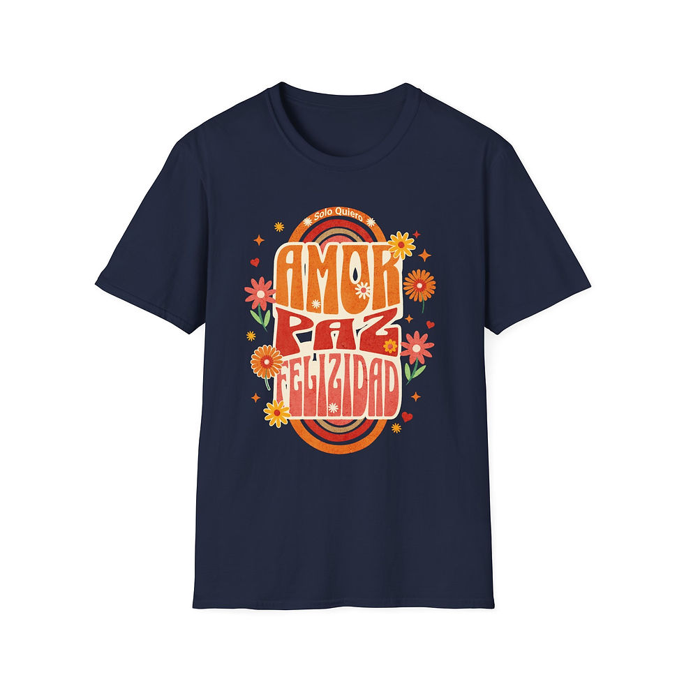 Thumbnail: Amor Paz Felicidad Unisex Tee