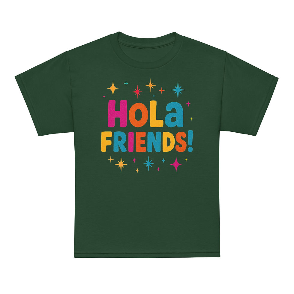 Thumbnail: Hola Friends! Youth t-shirt