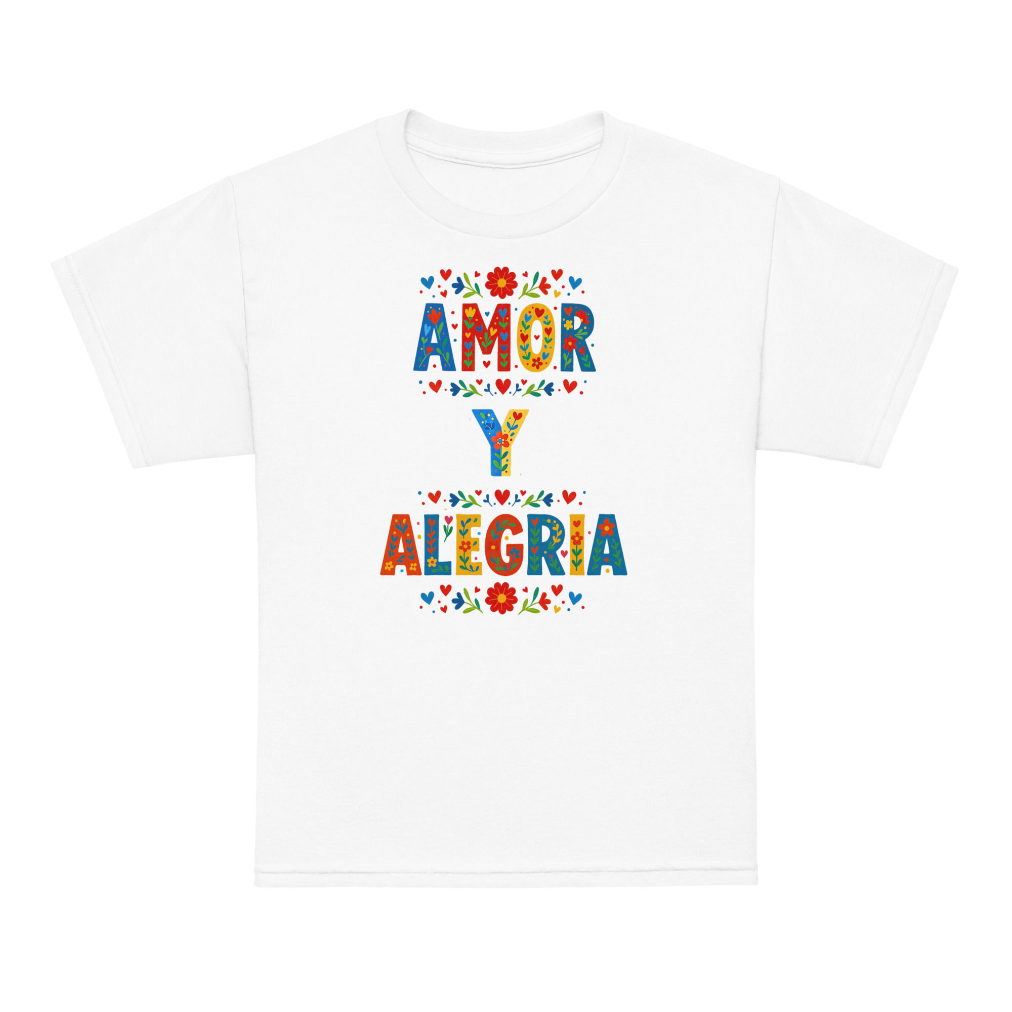 Amor y Alegria Youth t-shirt