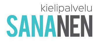 Kielipalvelu Sananen, logo