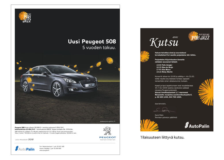 AutoPalin, Pori Jazz & Peugeot