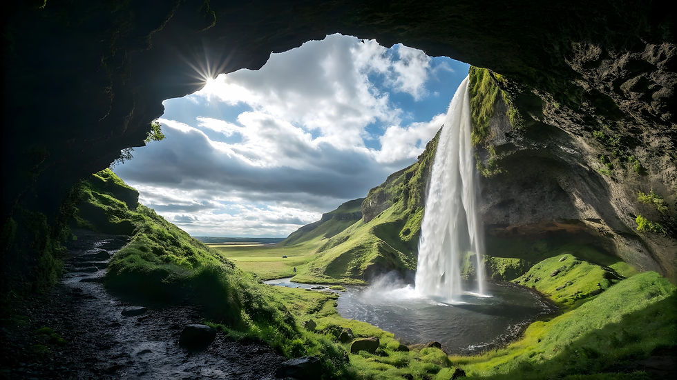 Seljalandsfoss waterfall, Iceland
