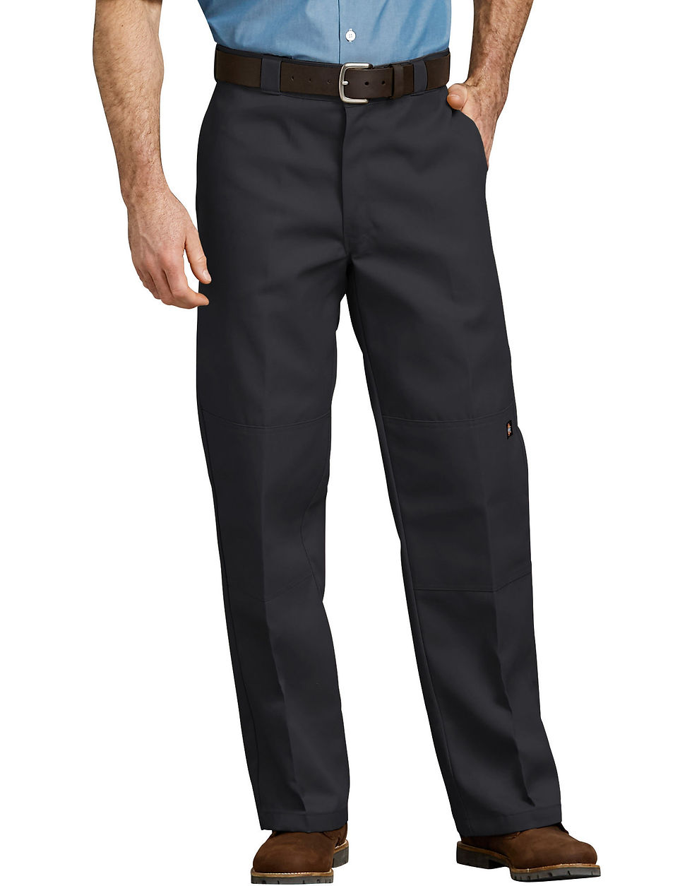 Miniatura: Pantalón Dickies doble rodilla, pierna recta, frente liso, corte amplio
