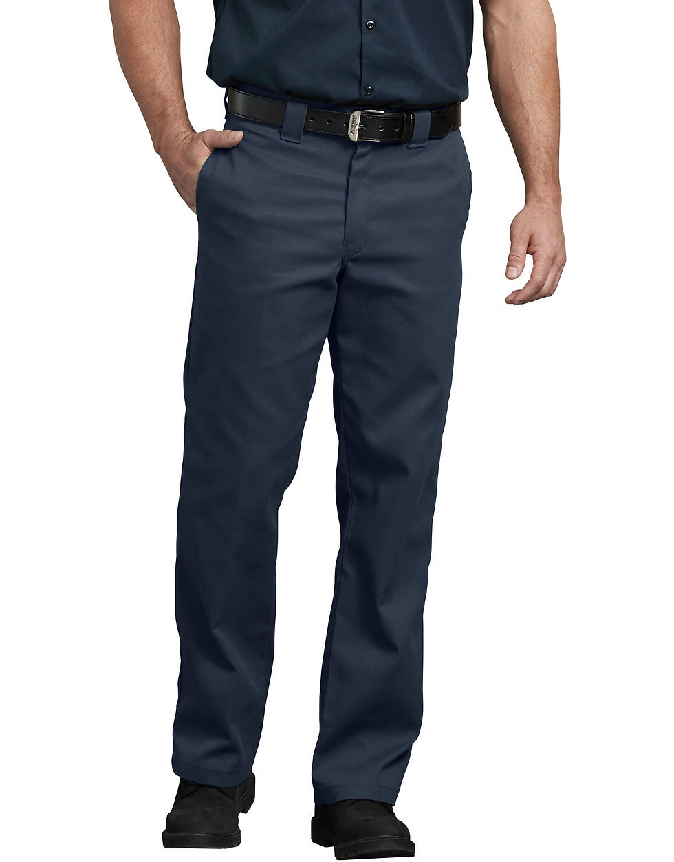 Miniatura: Pantalón Dickies industrial, pierna recta, frente liso, tela flex