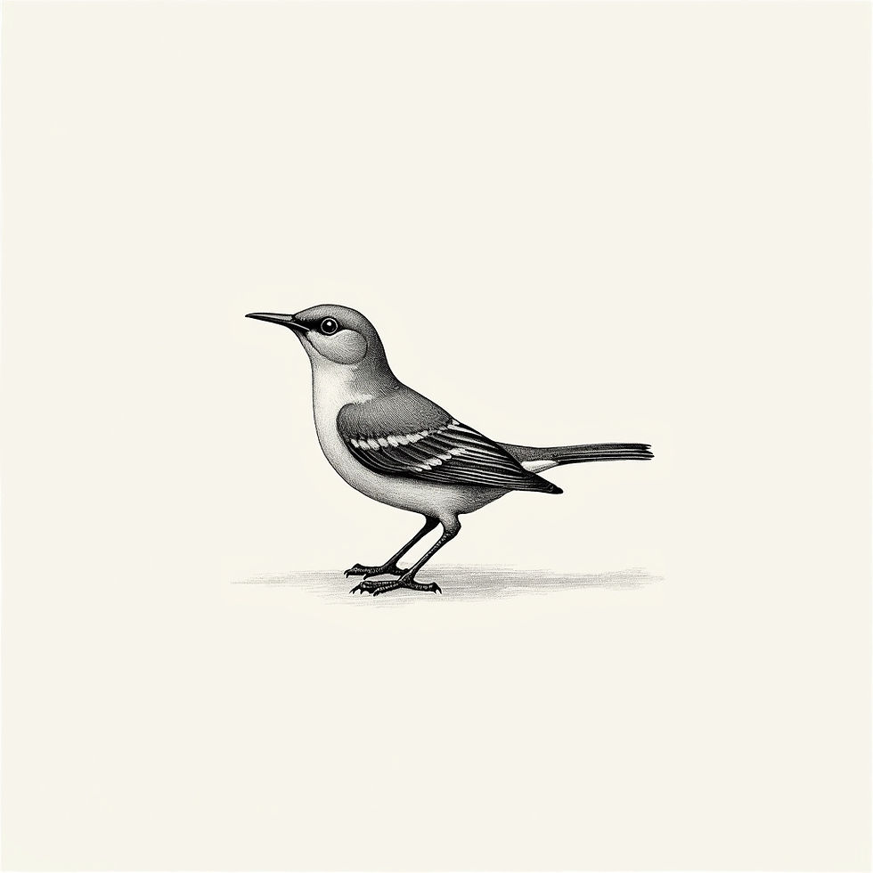 Vintage Bird Sketch