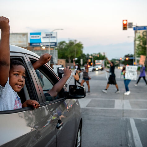 George Floyd Dallas Memorial Service & Protest