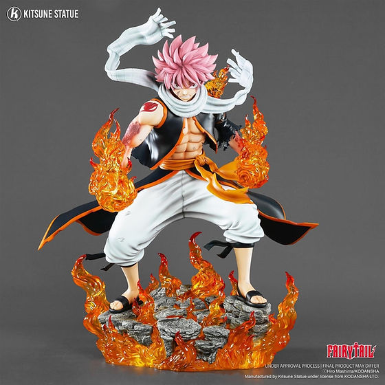 PRE-ORDER】 Kitsune Statue - Natsu Dragneel Fairy Tail Resin
