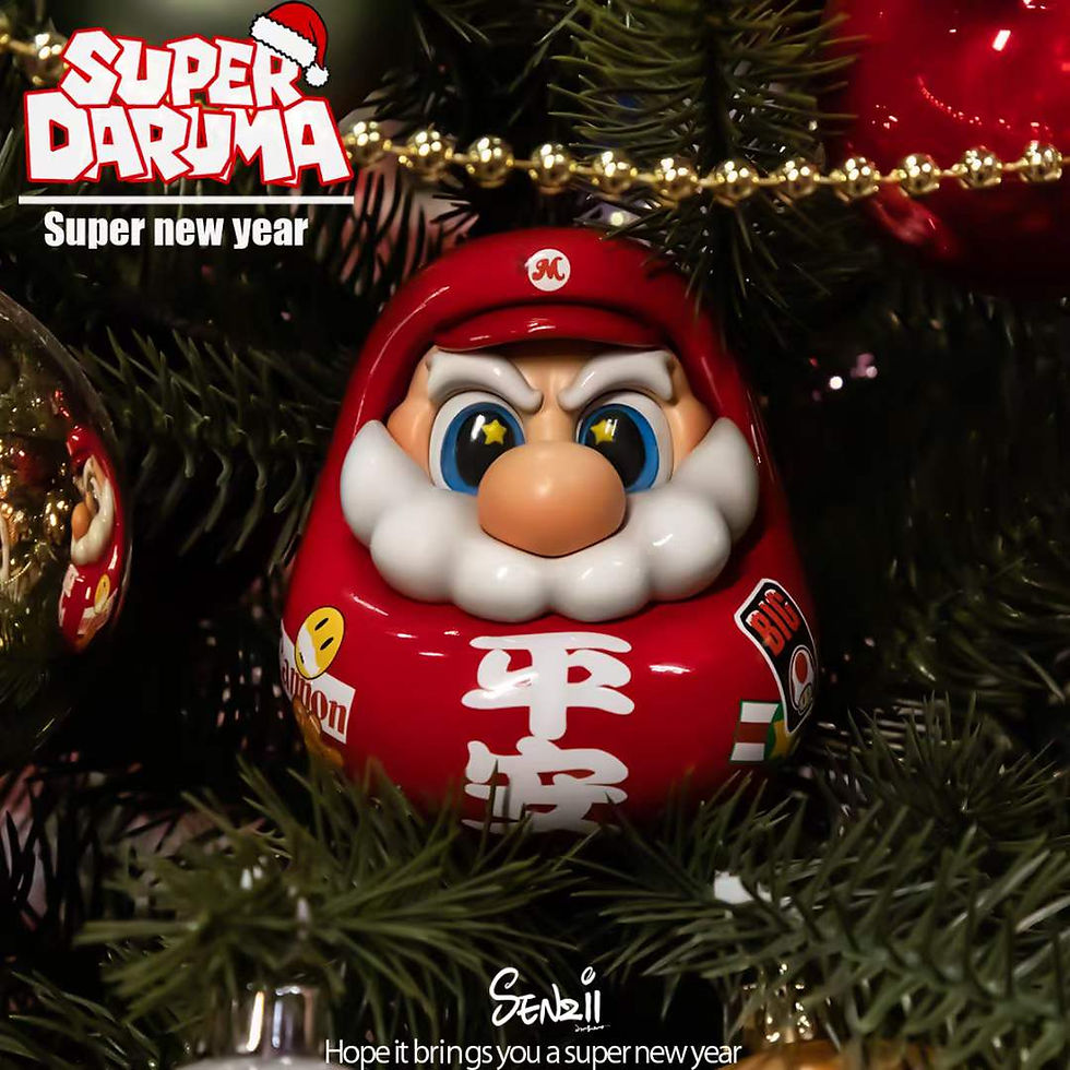 Thumbnail: 【READY STOCK】 SENZII Studio - Safety Super Daruma Super Daruma Resin Statue GK