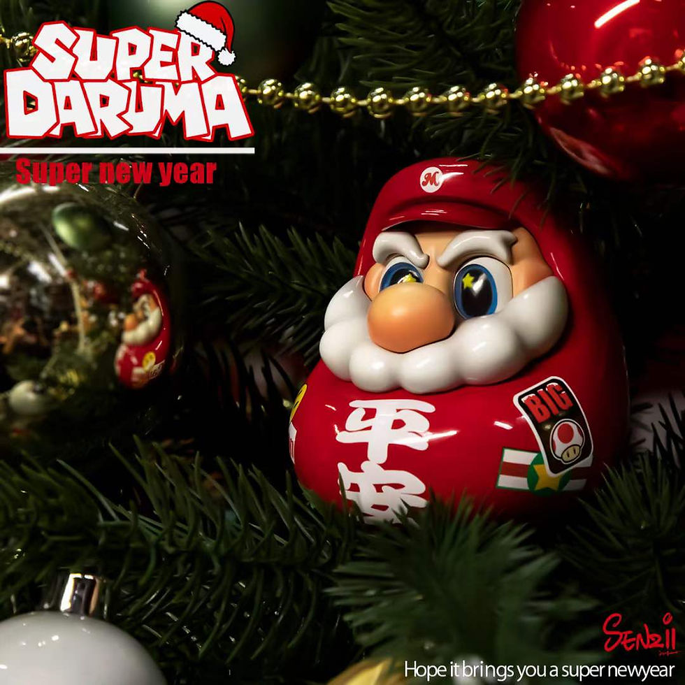 Thumbnail: 【READY STOCK】 SENZII Studio - Safety Super Daruma Super Daruma Resin Statue GK