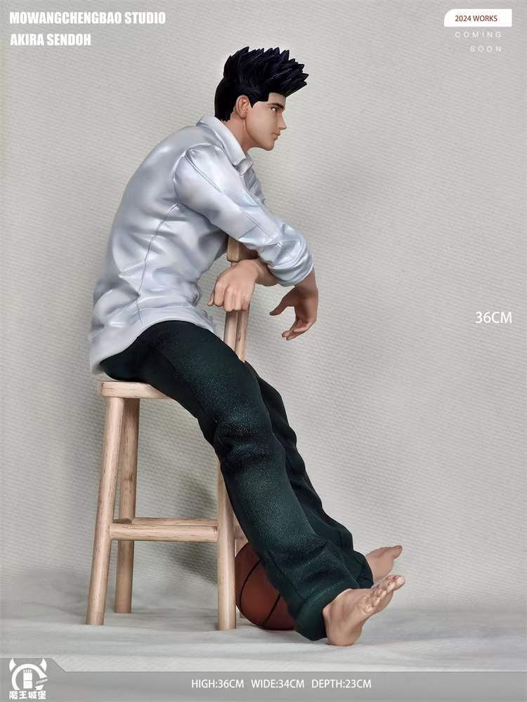 Thumbnail: 【PRE-ORDER】 Mo Wang Cheng Bao Studio - Akira Sendoh Slam Dunk Resin Statue GK