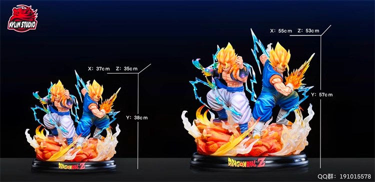 Thumbnail: Vegetto & Gogeta Dragon Ball 1/4 Resin Statue (Pre-Order) | Kylin Studio