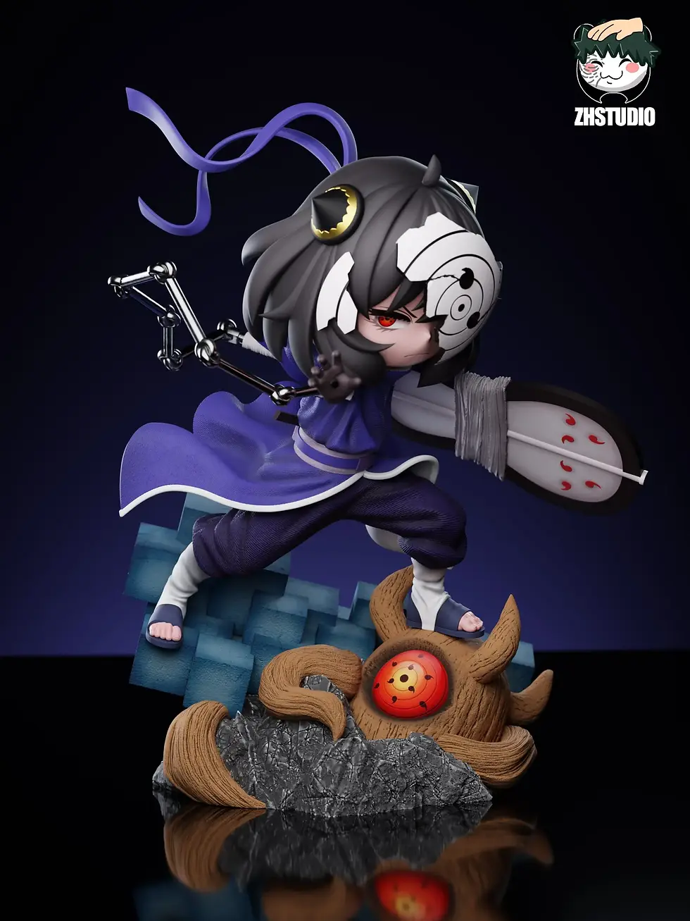 Thumbnail: ZH Studio - Anya COS Obito Resin Statue (Pre-Order) - Spy x Family