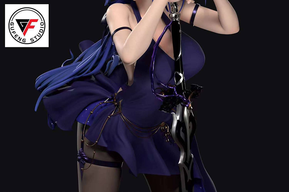 Thumbnail: 【READY STOCK】Gu Feng Studio - Clorinde Genshin Impact Resin Statue GK Anime