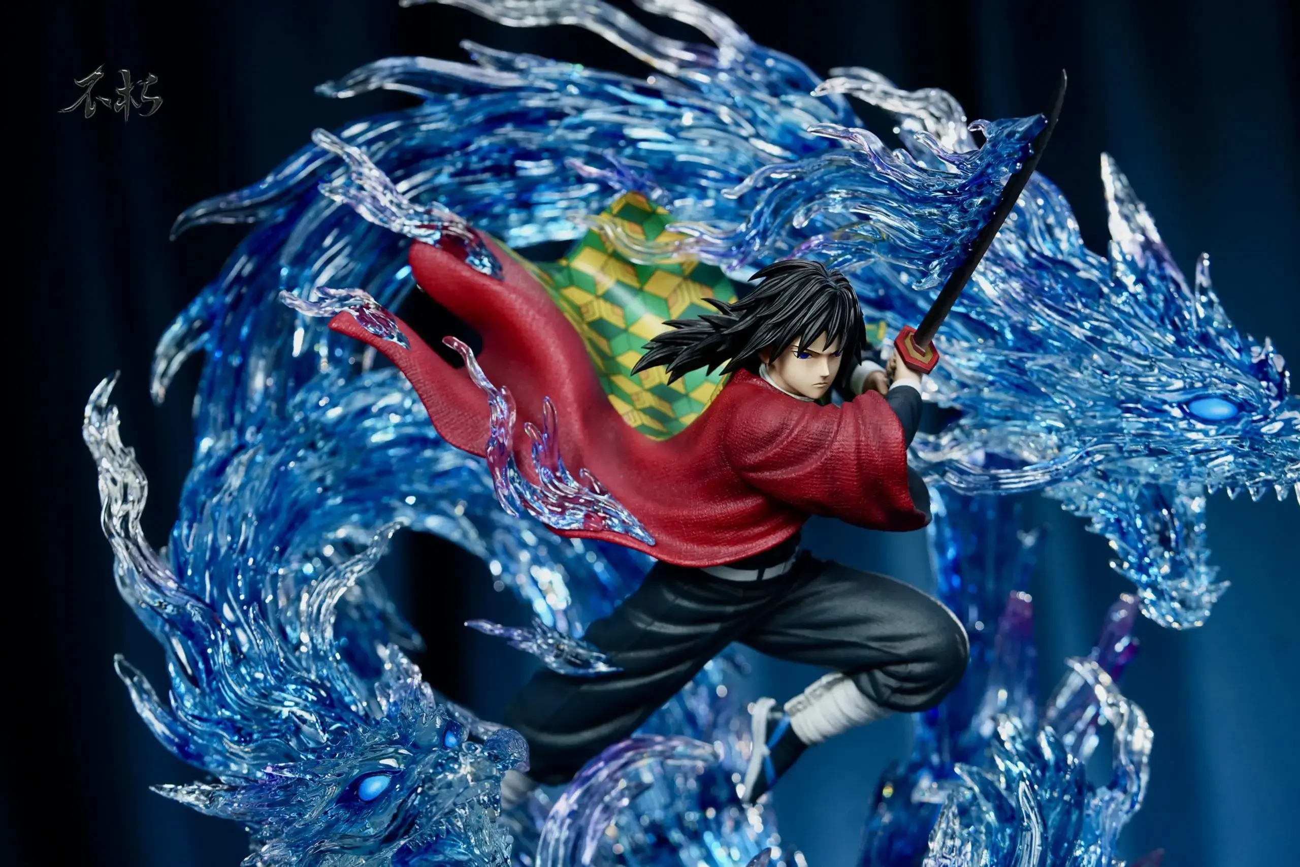 Water Hashira Giyu Tomioka Demon Slayer Resin Statue | Bu Xiu Studio