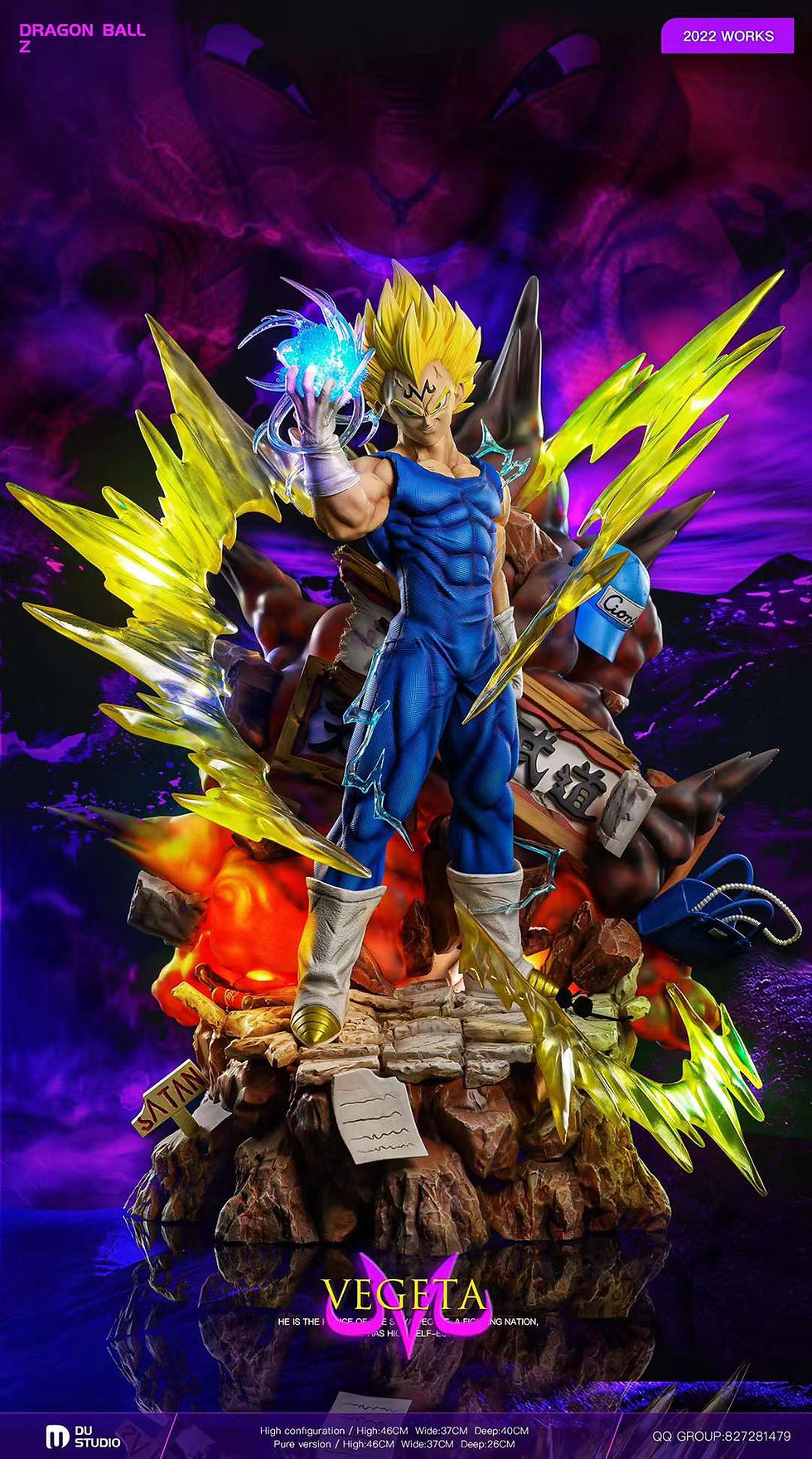 Thumbnail: Du Studio - Majin Vegeta Resin Statue (Pre-Order) - Dragon Ball