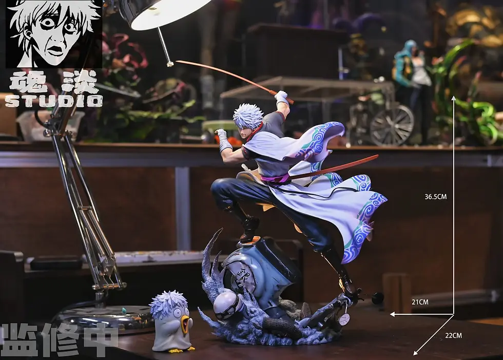 Thumbnail: 【PRE-ORDER】Hun Dan Studio - Gintoki Sakata Gintama Resin Statue GK Anime Figure