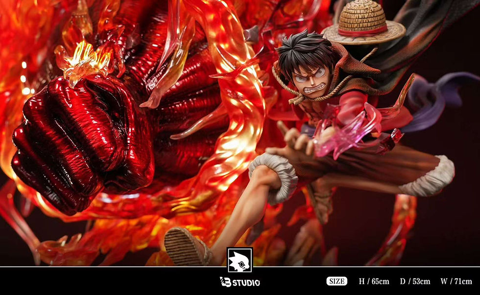 Thumbnail: 【PRE-ORDER】 LB Studio - Red Roc Luffy One Piece Three Brother Series 002 Resin