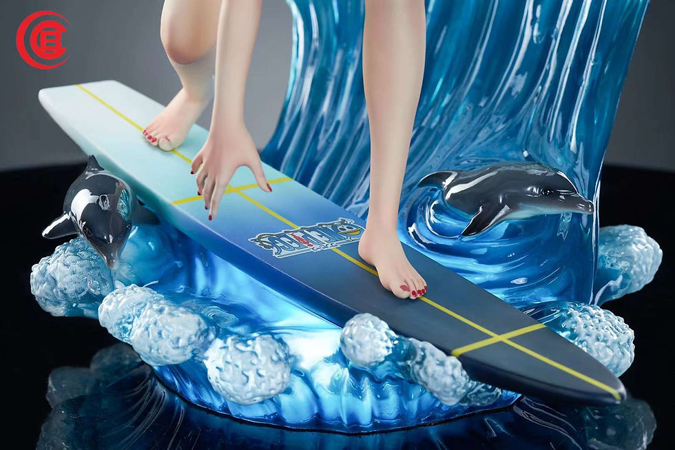 Thumbnail: Surfing Boa Hancock One Piece Resin Statue (Pre-Order) | CCB Studio