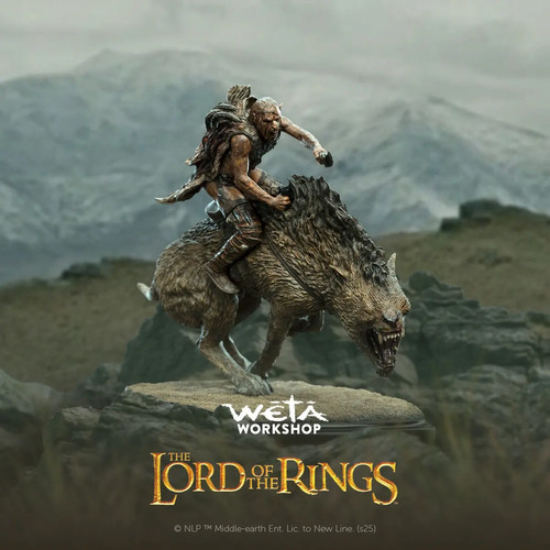 未開封 side show weta社 ロードオブザリング バルロ PRE-ORDER】WETA Workshop - Lord of the Rings Orc Wolf Rider Shaku
