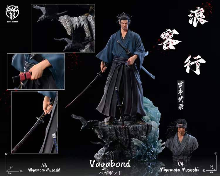 Thumbnail: 【PRE-ORDER】 Mask Studio - Miyamoto Musashi Vagabond Resin Statue GK Anime Figure