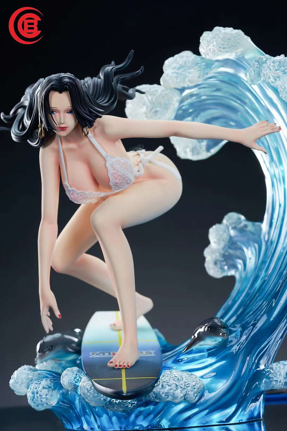 Thumbnail: Surfing Boa Hancock One Piece Resin Statue (Pre-Order) | CCB Studio