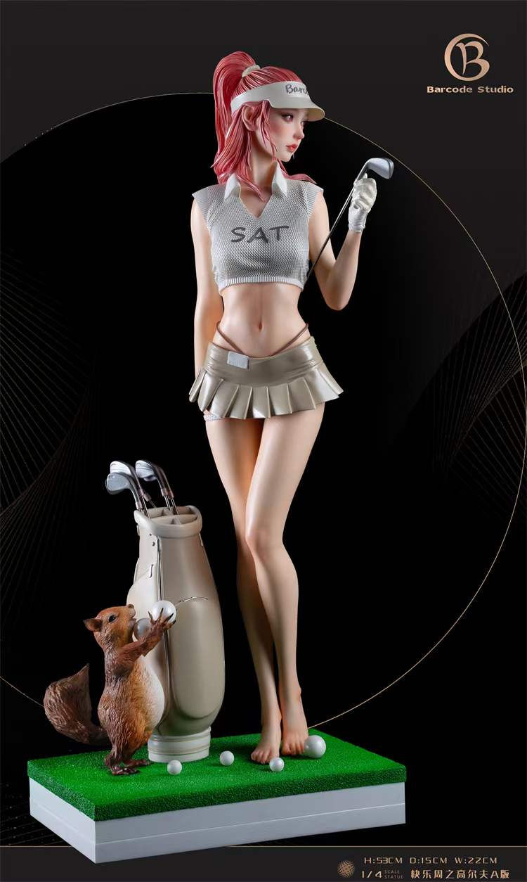【PRE-ORDER】 Barcode Studio - Happy Week Golf Girl Resin Statue GK Anime Figure