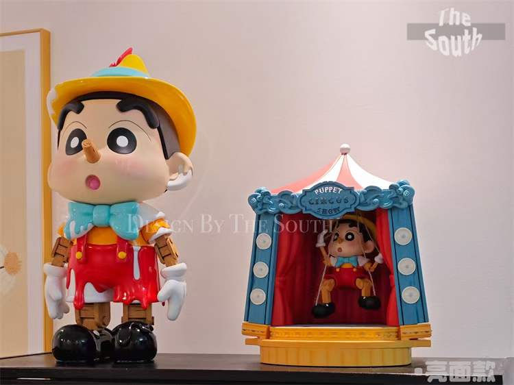Thumbnail: 【PRE-ORDER】 The South Studio - Pinnochio Shin Chan Crayon Shin Chan Resin Statue