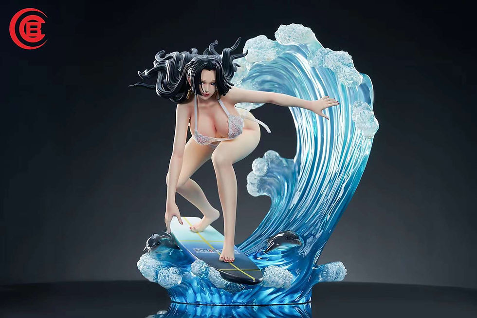 Thumbnail: Surfing Boa Hancock One Piece Resin Statue (Pre-Order) | CCB Studio
