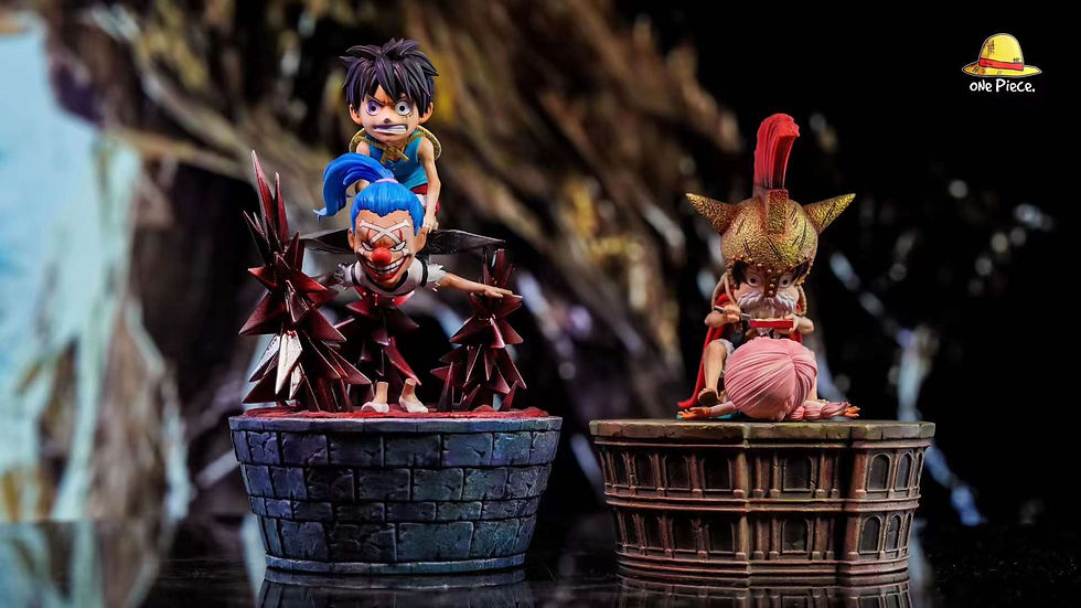Thumbnail: Straw Hat Studio - Luffy & Buggy Resin Statue (Pre-Order) - One Piece