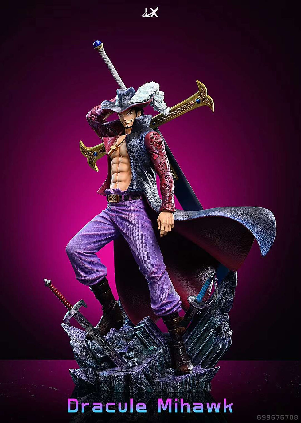 Thumbnail: LX Studio - Dracule Mihawk 2.0 Resin Statue (Pre-Order) - One Piece