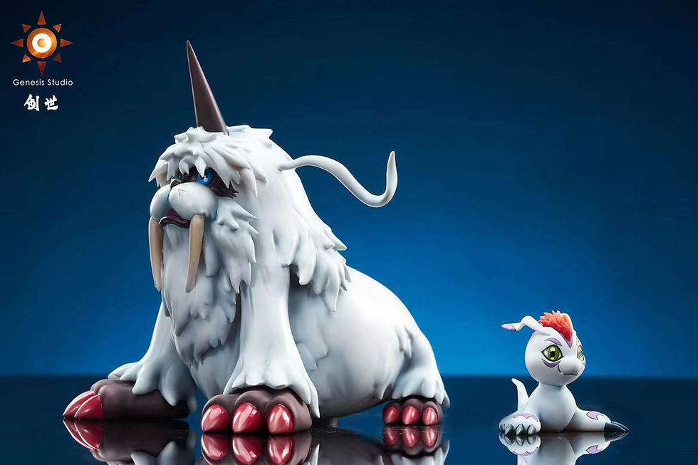 Thumbnail: 【PRE-ORDER】 Genesis Studio - Ikkakumon & Gomamon Digimon Series 001 Resin Statue