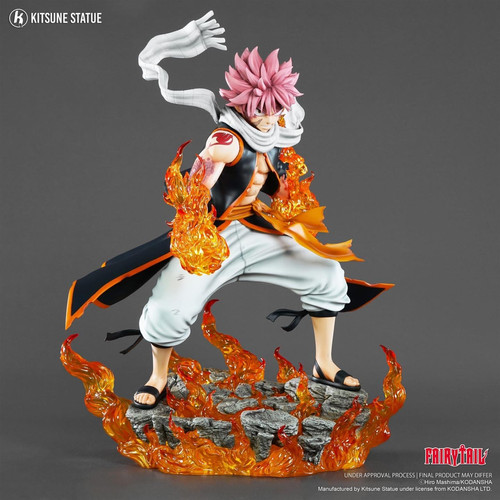 natsu  PRE-ORDER】 Kitsune Statue - Natsu Dragneel Fairy Tail Resin