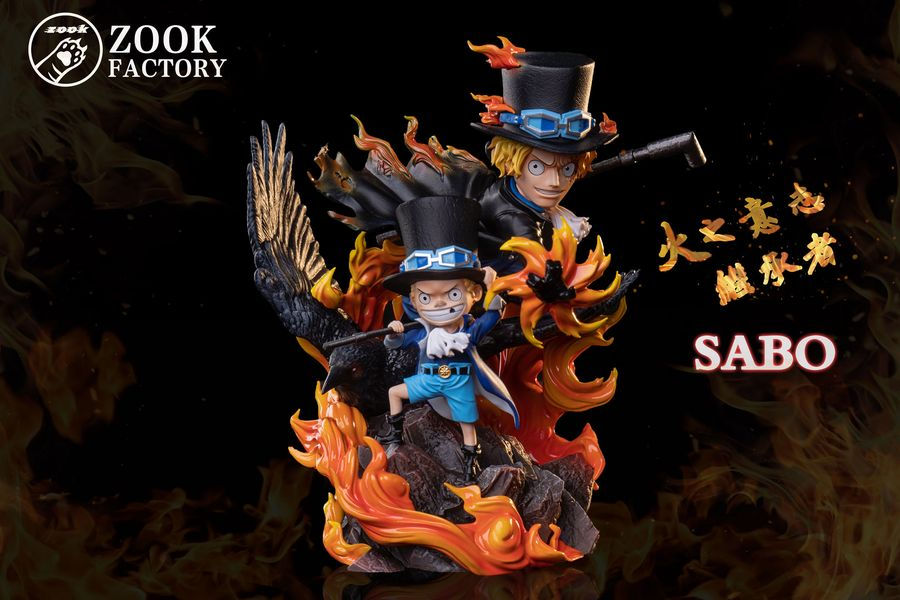 【ready stock】Zook Factory - One Piece Three Brother Vol. 1 WCF Scale Sabo Resin