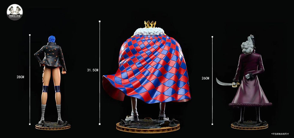 Thumbnail: Clone Studio - Suleiman, Blue Gilly & Elizabero II Resin Resin Statue