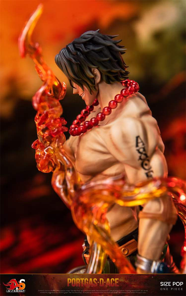 Thumbnail: Portgas D Ace One Piece Bust Resin Statue (Pre-Order) | AS Studio