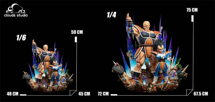 Thumbnail: Clouds Studio - Nappa & Vegeta 1/6 Resin Statue (Pre-Order) - Dragon Ball