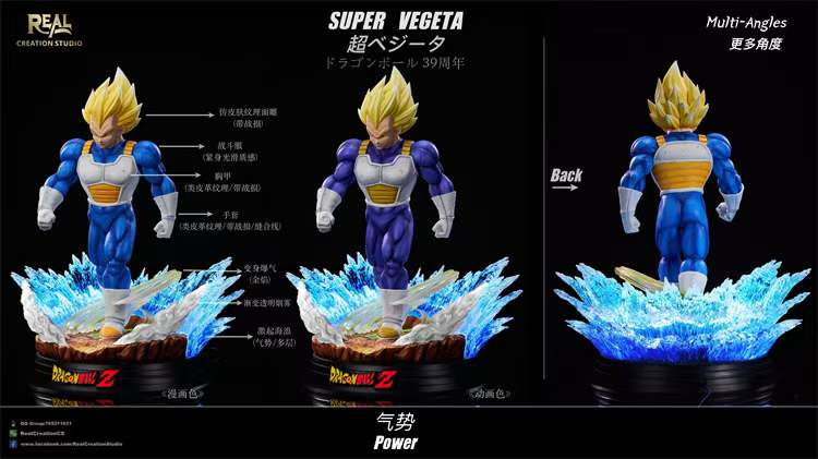 Thumbnail: Vegeta Dragon Ball 1/6 Resin Statue (Pre-Order) | Real Creation Studio