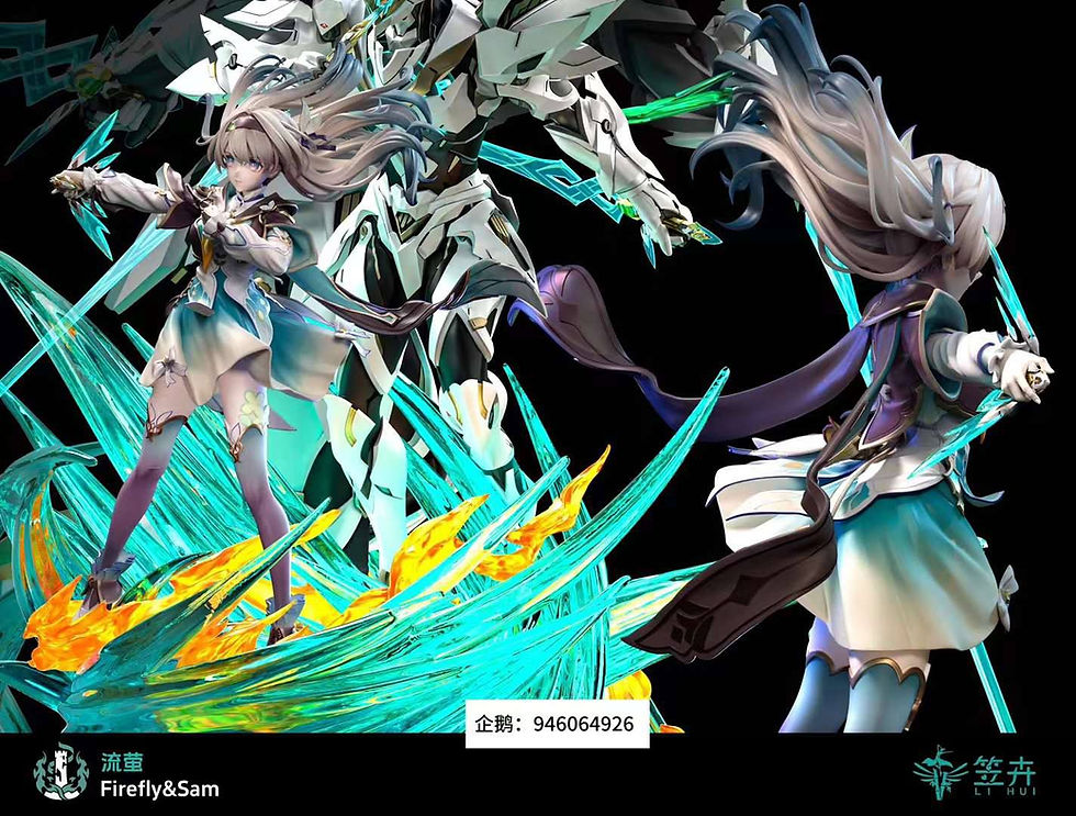 Thumbnail: 【PRE-ORDER】 Li Hui Studio - Firefly Liu Ying & Sam Honkai: Star Rail Resin