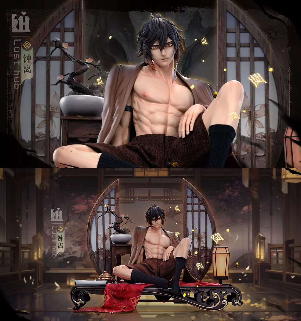 Thumbnail: 【PRE-ORDER】 Lust Hub Studio - Zhong Li & Kaedehara Kazuha Genshin Impact Resin