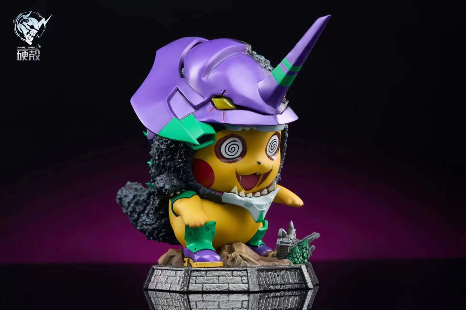 【PRE-ORDER】 Hard Shell Studio - Pikachu cos EVA01 & EVA02 Pokemon Resin Statue
