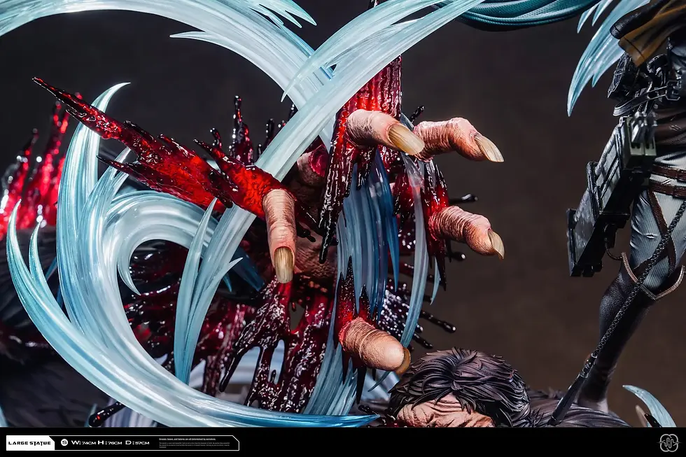 Thumbnail: 【PRE-ORDER】Hertz Studio - 2.0 Ackerman Levi vs Zeke Attack On Titan Resin Statue