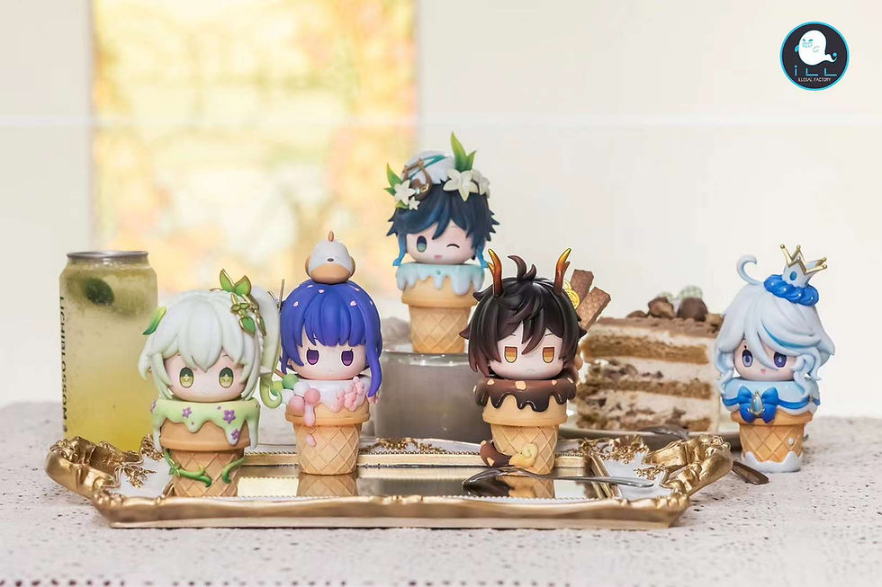 Thumbnail: 【PRE-ORDER】 Illegal Factory Studio - Characters Ice Cream Genshin Impact Resin