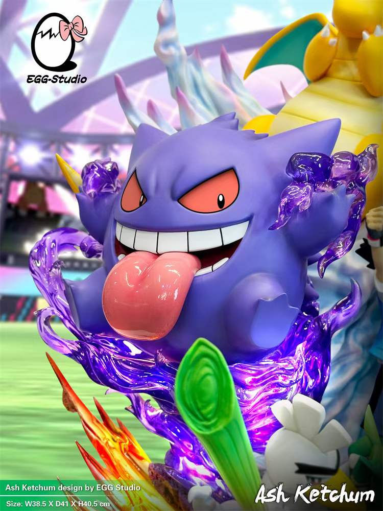 Thumbnail: 【PRE-ORDER】 Egg Studio - Champion Ash Pokemon Team Pokemon Resin Statue GK Anime