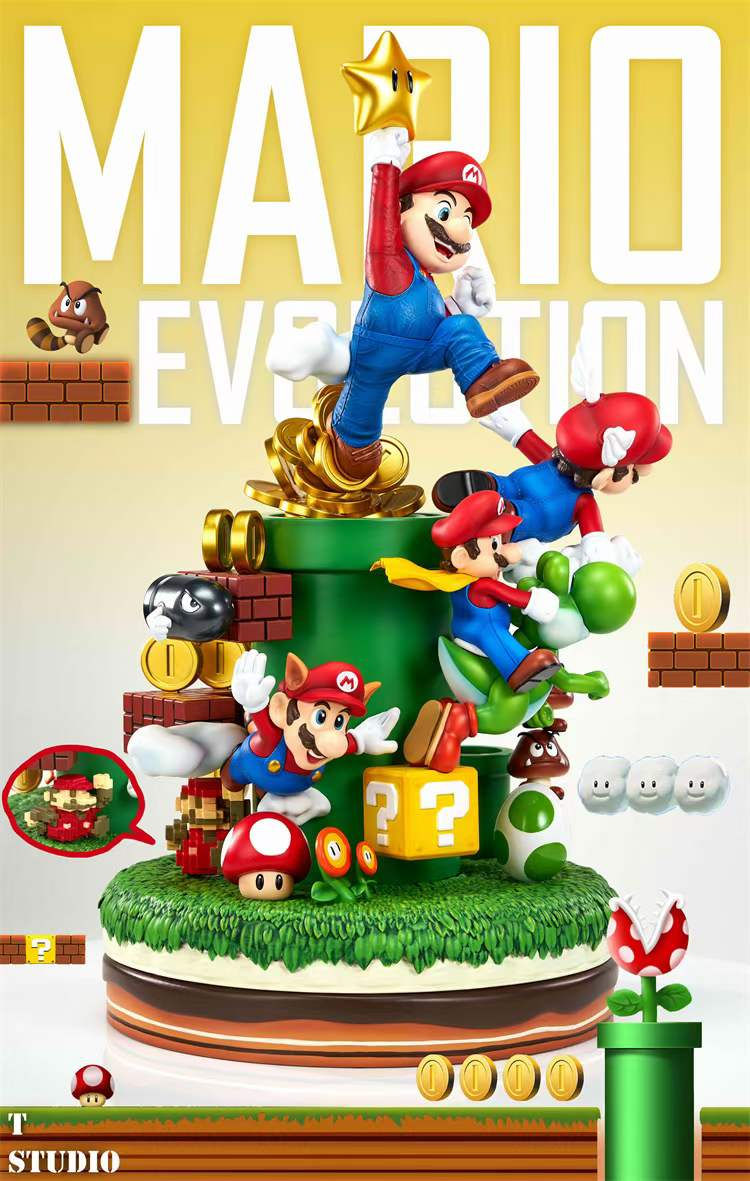 Thumbnail: 【PRE-ORDER】 T Studio - Super Mario - Mario Evolution