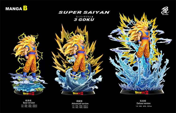 Thumbnail: Super Saiyan 3 Goku Dragon Ball 1/4 Resin Statue (Pre-Order) | Buu Studio