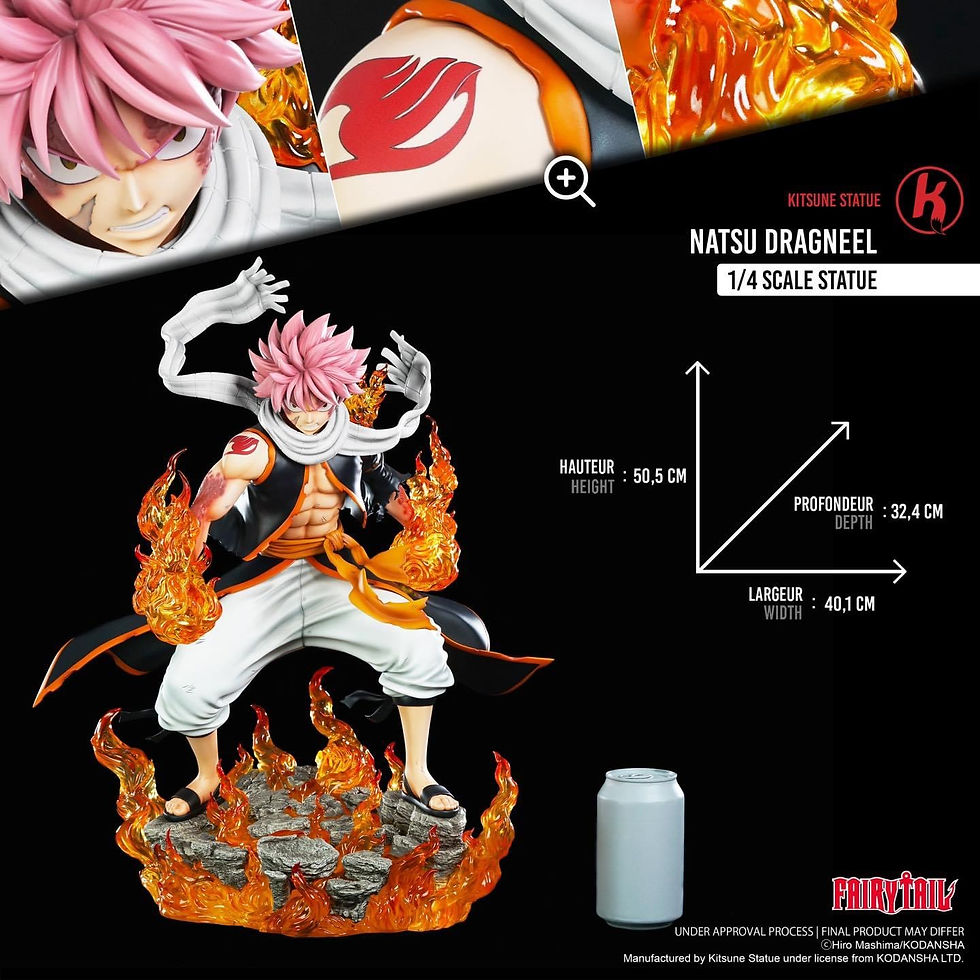 Thumbnail: 【PRE-ORDER】 Kitsune Statue - Natsu Dragneel Fairy Tail Resin Statue GK Anime