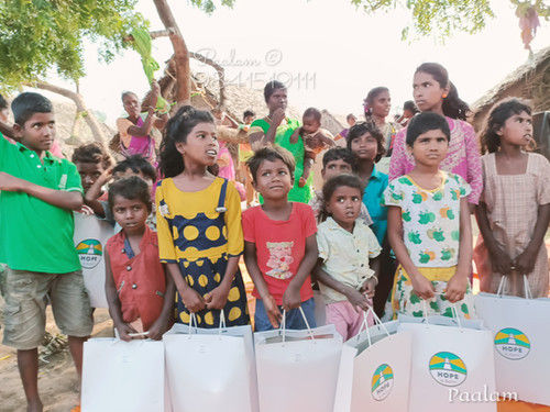 Receiving school supplies