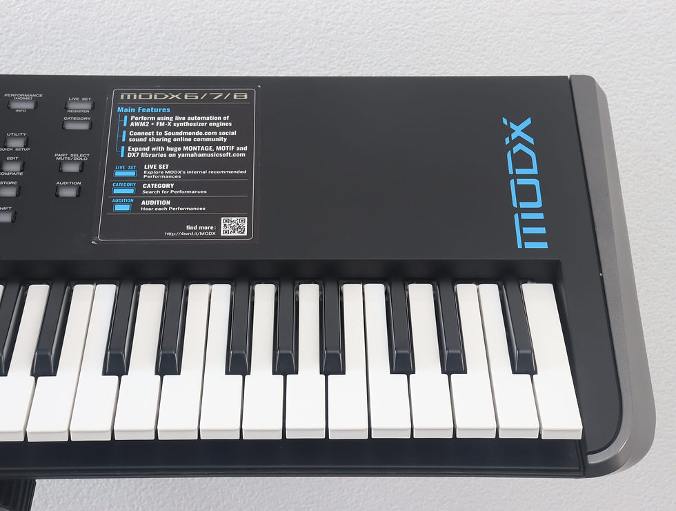 Miniaturbild: Yamaha MODX7 Workstation Synthesizer + original Tragetasche + 1 J. Gewähr.
