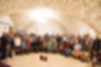 The rainbow of conference participants